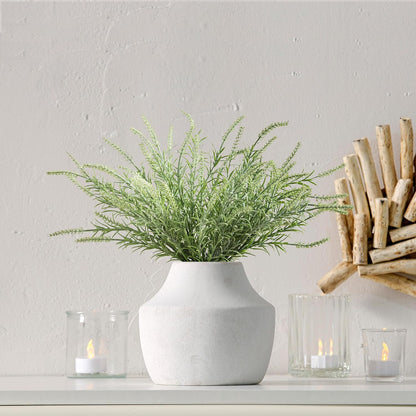Ceramic Vase Set of 3, Modern Decorative Vases for Home Decor, Small Flower Pottery Vase Sets, Boho Farmhouse Rustic Vases for Living Room, Kitchen, Bedroom, Bathroom, Shelf, Table