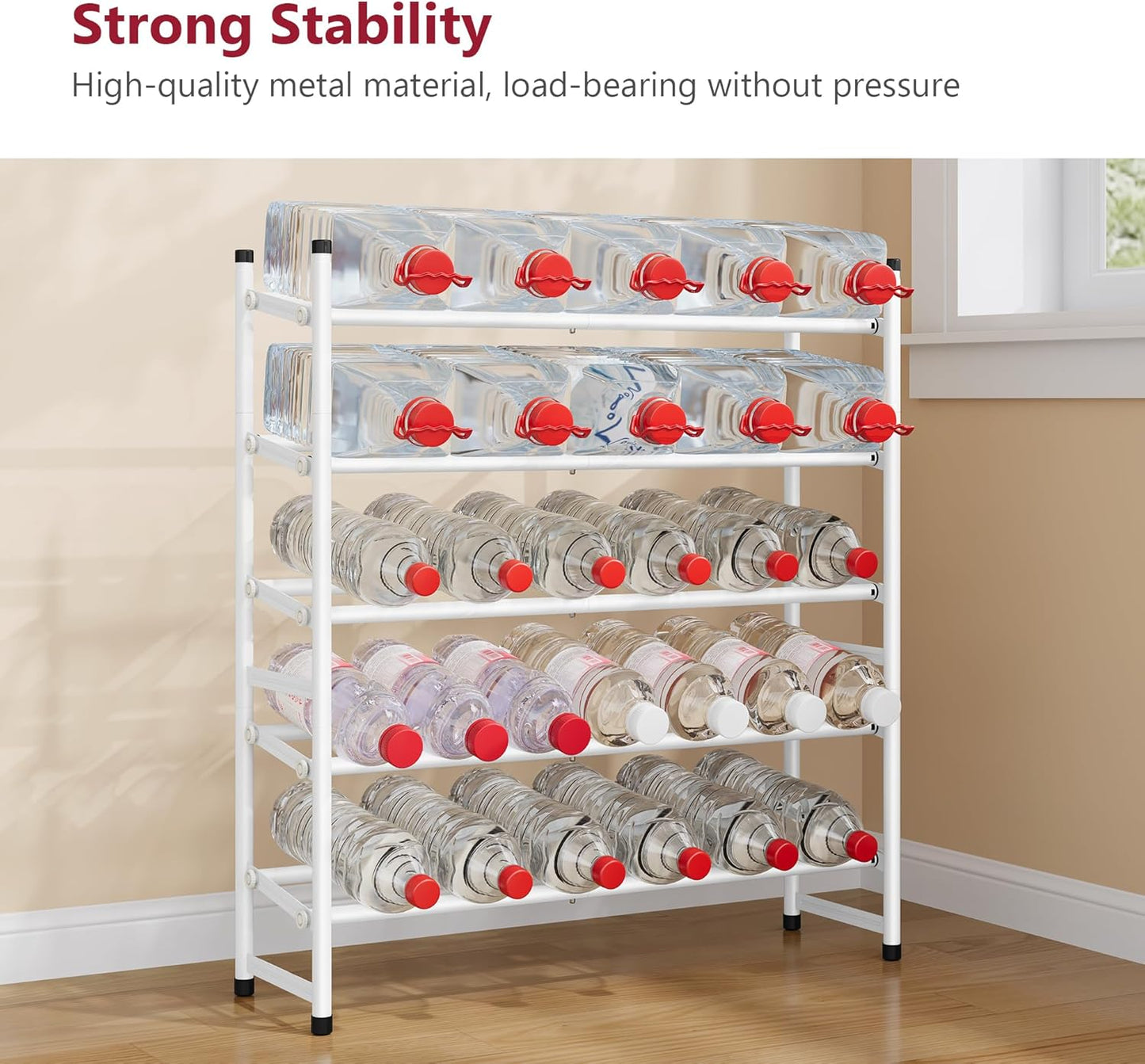 Tajsoon Expandable Shoe Rack for Closet 3 Tier, 28“-41“Adjustable & Stackable Shoe Shelf Storage, Metal Shoe Rack Organizer for Front Door Entrance, Closet, Garage, Entryway, Black