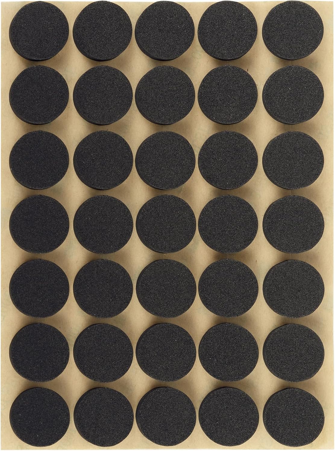 Furniture Felt Pads 3/4" (19mm) Diameter Round 3M Self Adhesive Protects Furniture and Floors Against Bumps and Scratches 140 Pack - Black