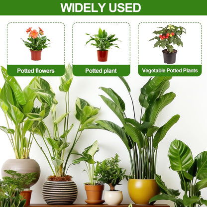 5 Pack Monstera Plant Support with 50 Clips, Stackable Plant Stakes for Indoor & Outdoor Plant, Climbing Plant Support, Plant Sticks for Pothos & Other Small Plants, Replacement for Moss Pole