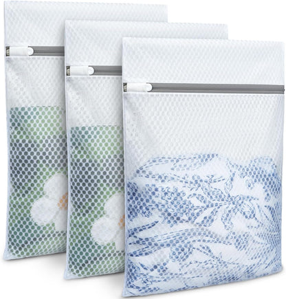 BAGAIL Laundry Bags Mesh Wash Bag for Intimates Lingerie and Delicates, 5Pcs (1XL,2L,2M)