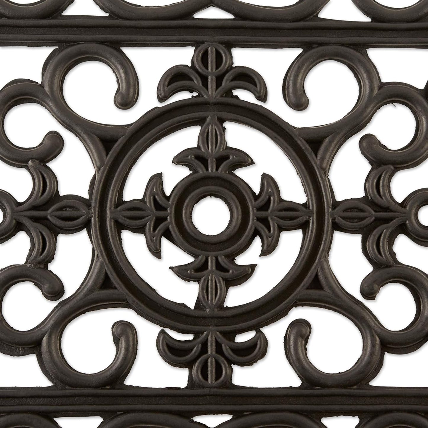 DII Rubber Doormats Collection All Weather, 18x30, Lattice