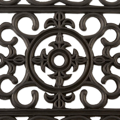 DII Rubber Doormats Collection All Weather, 18x30, Lattice