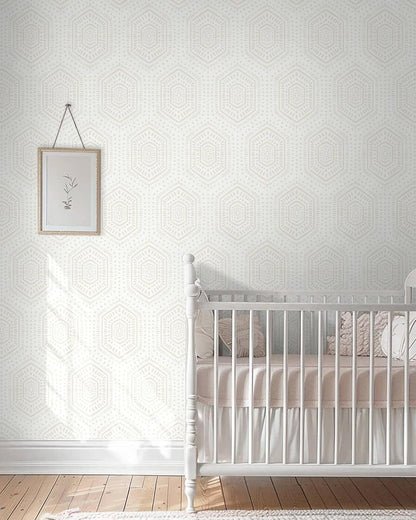 Heroad Boho Peel and Stick Wallpaper Beige Renter Friendly Wall Paper Peel and Stick Modern Contact Paper Neutral Geometric Wallpaper for Bedroom Bathroom Cabinets Decor Vinyl Waterproof 17.3"x78.7"