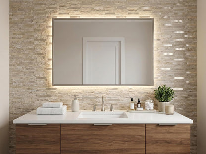 Yipscazo 2026 New Upgrade 11.34" X 11.57" Peel and Stick Backsplash, Stick on Backsplash Tiles for Kitchen, Bathroom, Fireplace (10 Sheets, Beige Rocks + Rose Gold)