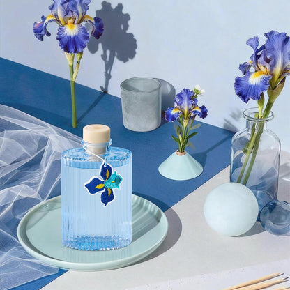 COCORRÍNA Reed Diffuser, White Magnolia Scent Oil Diffuser, 6.09 fl oz, 8 Reeds, Long-Lasting Home Fragrance, Bathroom Bedroom Office & Shelf Decor