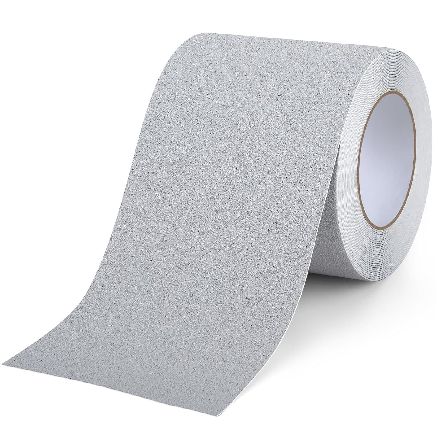 Qingluan Anti Slip Tape, Grip Tape for Stairs Indoor Waterproof, Rubber Grip Tape for Tubs, Stairs, Boats (Grey, 2 Inch x 33 Feet)