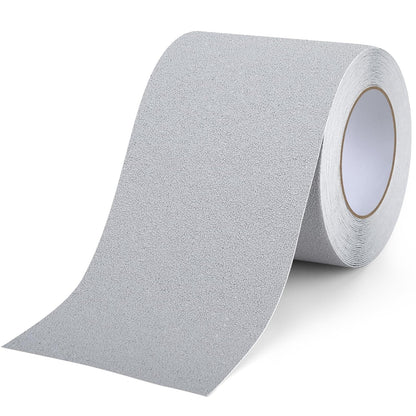 Qingluan Anti Slip Tape, Grip Tape for Stairs Indoor Waterproof, Rubber Grip Tape for Tubs, Stairs, Boats (Grey, 2 Inch x 33 Feet)
