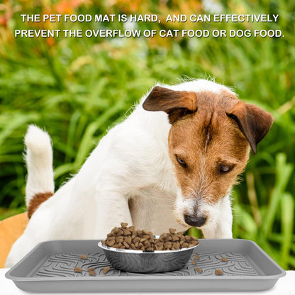 Boot Tray for Entryway Indoor, Heavy Duty Shoe Mat 2 Packs, 16.8"x12.8" Waterproof Shoe Tray with Raised Edge, Outdoor Multi-Purpose Tray for Boots, Garden, Pets (Black)