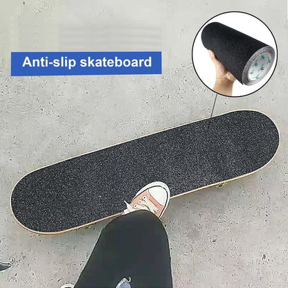 BOMEI PACK Black Anti Slip Tape, 4 Inch x 33 Foot Non-Slip Traction Grip Tape for Stairs, Waterproof Stair Treads Grip Non Slip, Non Skid Tape for Steps, Outdoor Black Grip Tape
