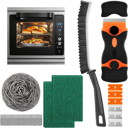 XANGNIER Heavy Duty Oven Cleaner Brush Sets,Oven Cleaning Kits Tools Accessories