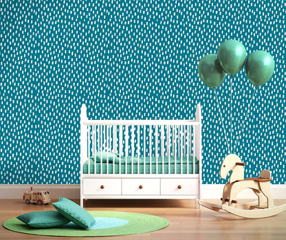 HAOKHOME Peel and Stick Wallpaper Boho Modern Dots Wall Paper Removable for Bathroom Caramel/White Contact Paper 17.3in x 9.8ft