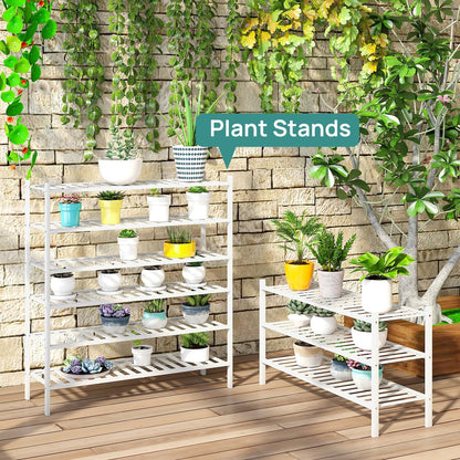 viewcare 3-Tier Black Bamboo Shoe Rack for Entryway, Stackable | Foldable | Natural, Shoe Shelf Storage Organizer for Hallway Closet, Free Standing Shoe Racks for Indoor Outdoor