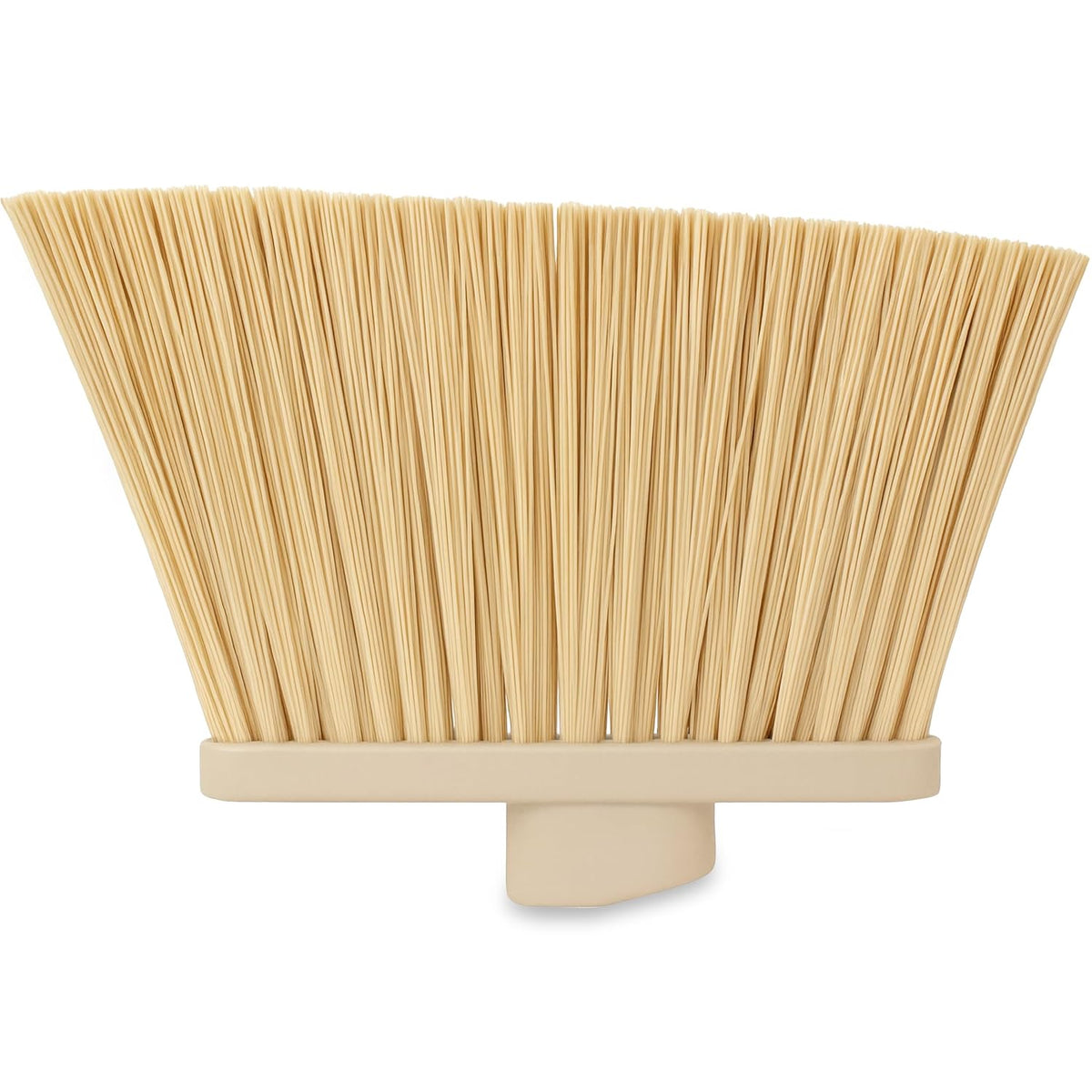 SPARTA Plastic Broom Head, Angled, Un-Flagged for Large Debris Indoor, Outdoor, Home, Restaurant, Lobby, Office, 12 Inches, Green