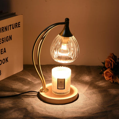 Candle Warmer Lamp with Timer Dimmer - Electric Light Wax Warmer for Jar Candles - Lamp with 2 Bulbs, Unique Birthday Gifts for Women Mom House Warming Gifts New Home Decor