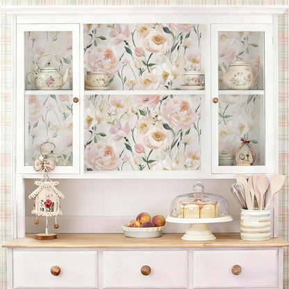 Heroad Boho Peel and Stick Wallpaper Beige Renter Friendly Wall Paper Peel and Stick Modern Contact Paper Neutral Geometric Wallpaper for Bedroom Bathroom Cabinets Decor Vinyl Waterproof 17.3"x78.7"