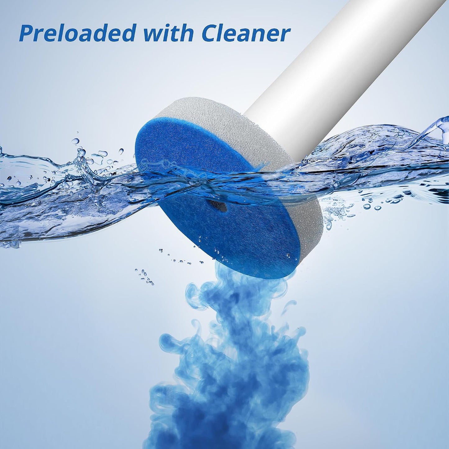 Disposable Toilet Cleaner Wand and Holder Set, Wall Mounted Toilet Bowl Brush Kit with 12 Refill Heads, Hygienic Toilet Cleaning System for Bathroom and RV
