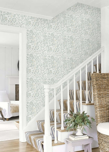 Heroad Peel and Stick Wallpaper Boho Beige Contact Paper Floral Wall Paper Removable Self Adhesive Wallpaper for Cabinet Bedroom Living Room Entryway Walls Bathroom Waterproof Vinyl Roll 17.3''x78.7''
