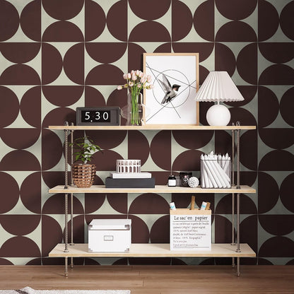 Dimoon 17.3" X 78.7" Peel and Stick Wallpaper Floral Contact Paper Boho Beige White Renter Friendly Natural Wall Paper Waterproof Removable Self Adhesive Wallpaper for Bedroom Livingroom Vinyl Roll