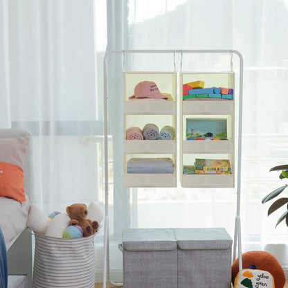 GRANNY SAYS 3-Shelf Hanging Closet Organizer and Storage, Collapsible Hanging Closet Shelves, Hanging Organizer for Closet & RV, Gray, 29 ½" H X 12" W X 12" D, 1-Pack