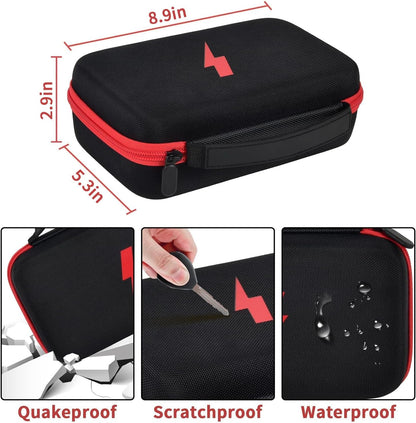 Comecase Hard Carrying Case for Fluke 87-V/ 88V/ 15B+/ 17B+ and More Digital Multimeter, Protective Travel Storage Bag - Black