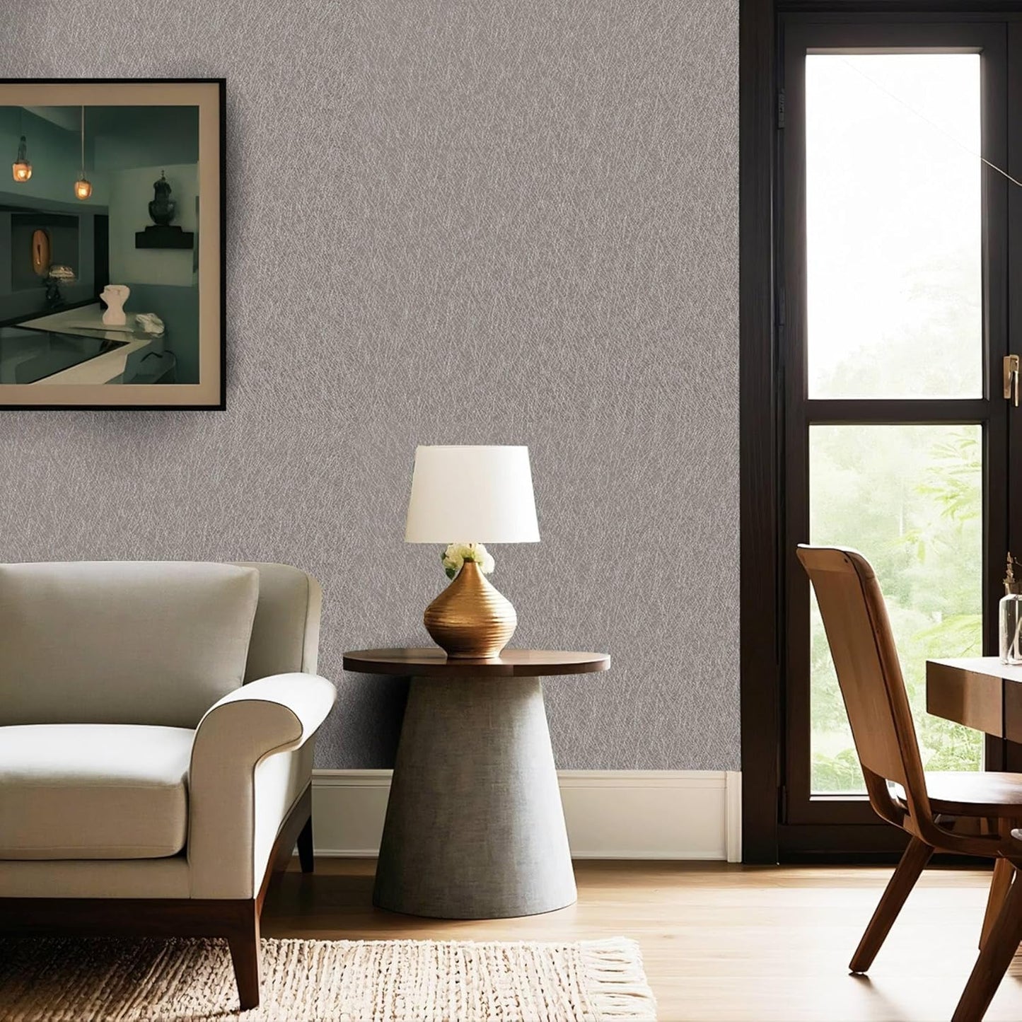 15.7" X 118" Black Silk Wallpaper Embossed Self Adhesive Peel and Stick Wallpaper Contact Paper Removable Waterproof Kitchen Vinyl Wrap Cabinet Furniture Textured Renter Friendly Wall Gift Paper