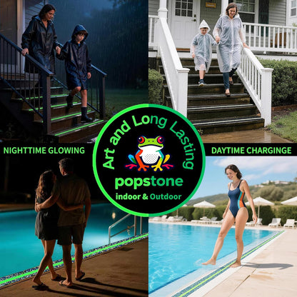 Waterproof Anti-Slip Traction Tape | 2" x16.5 FT | Heavy-Duty EPDM Rubber, Strong Grip & Barefoot Gentle | Indoor & Outdoor Solution: Poolside, Bath, Ramps, Stairs, Board Steps