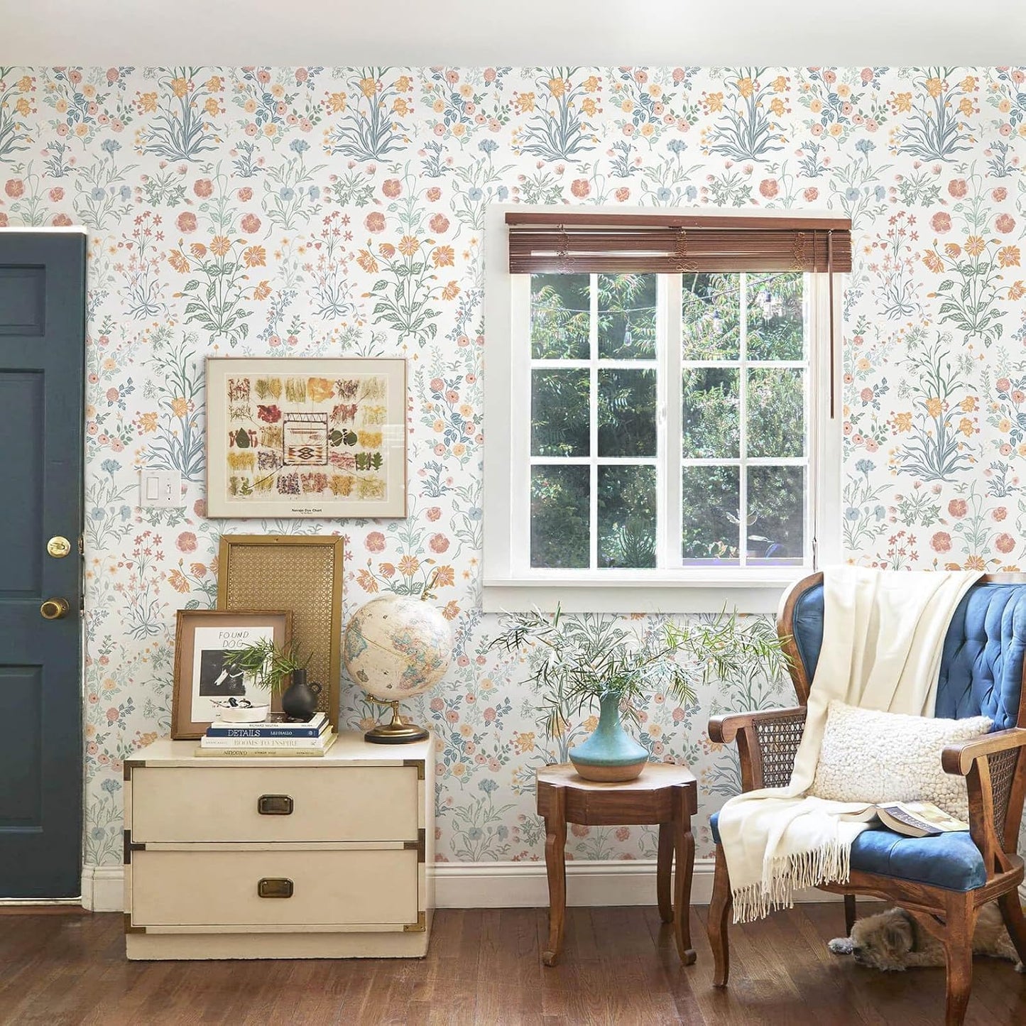 Boho Wallpaper Neutral Peel and Stick Wallpaper 78.7"x17.3" Geometric Wall Paper Beige and White Contact Paper Textured Removable Vinyl Waterproof for Bedroom Farmhouse Kitchen Bathroom