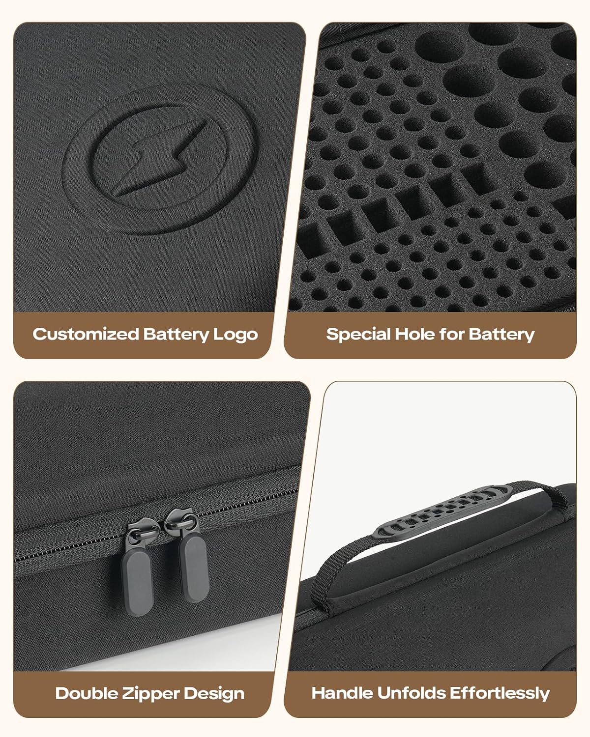 Battery Organizer Storage Case Box with Emergency Power Bank - Convert 4 AA Batteries to Phone Charger with Tester BT-168 PRO for AA AAA C D 9V CR2032 3V, Safe Battery Holder Holds 200+ Batteries