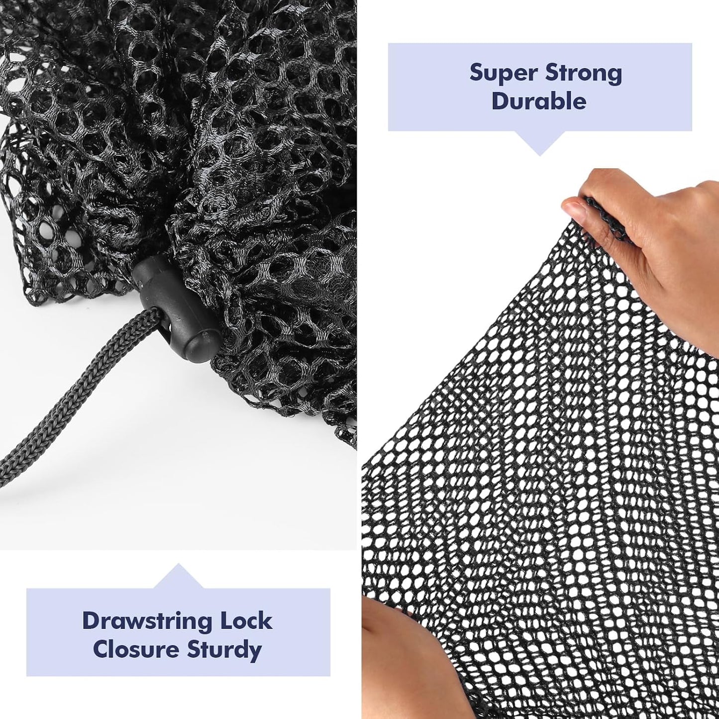 3 Pack XXL Mesh Laundry Bags for Delicates, Extra Large Laundry Wash Bags for Clothes,Bed Linen,Toys with Drawstring Closure Sturdy(3 XXLarge 28 x 26 Inches)