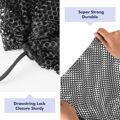 3 Pack XXL Mesh Laundry Bags for Delicates, Extra Large Laundry Wash Bags for Clothes,Bed Linen,Toys with Drawstring Closure Sturdy(3 XXLarge 28 x 26 Inches)
