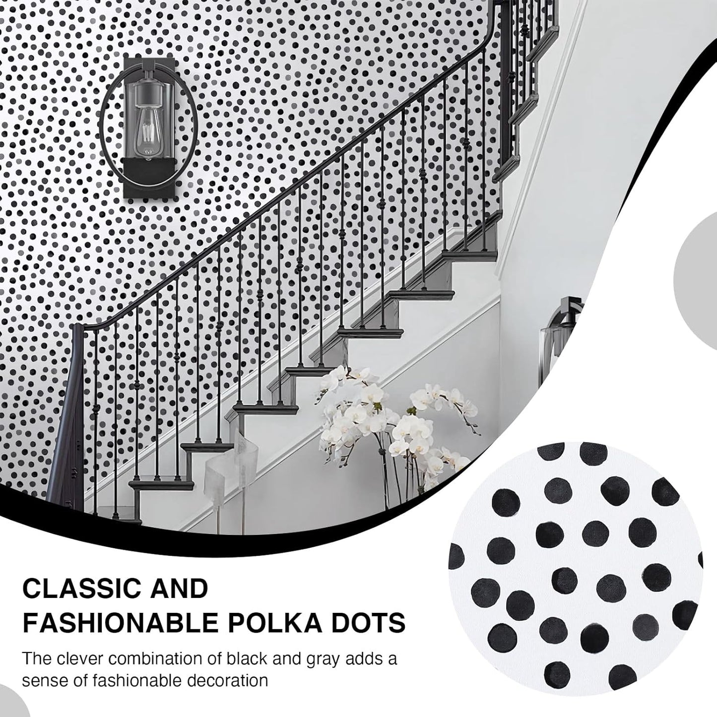 Dimoon 17.3" X 78.7" Peel and Stick Wallpaper Floral Contact Paper Boho Beige White Renter Friendly Natural Wall Paper Waterproof Removable Self Adhesive Wallpaper for Bedroom Livingroom Vinyl Roll
