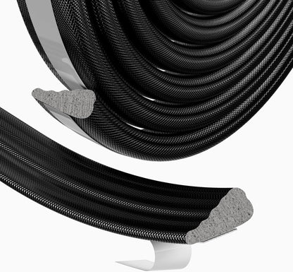 Weather Stripping Door Seal Strip for Door Frame,Window Insulation for Winter,Doors Soundproofing Gap Filler,Window Sealer Exterior Doors Weather Stripping,Foam Windows Draft Stopper (White,118'')