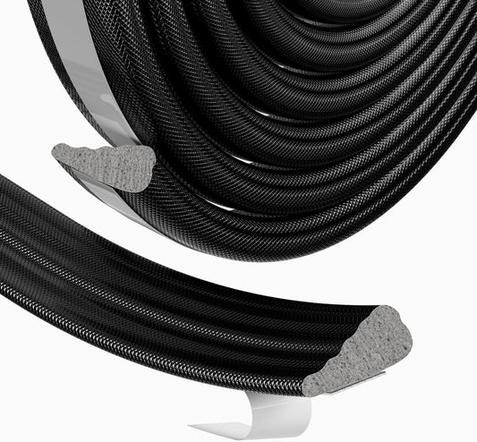 Weather Stripping Door Seal Strip for Door Frame,Window Insulation for Winter,Doors Soundproofing Gap Filler,Window Sealer Exterior Doors Weather Stripping,Foam Windows Draft Stopper (White,118'')