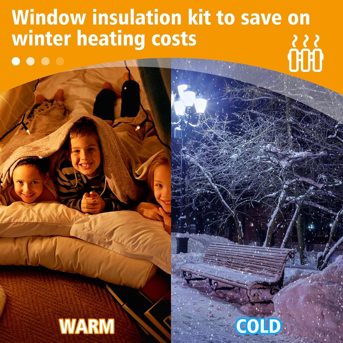 Apipi Patio Door Window Insulation for Winter - 87 x 236 in Thicken Sealing Plastic for Winterizing, Clear Shrink Film Cover Kit with Double-Side Tape for Large Window/ Sliding Door/French Door