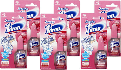 One-Drop Powerful Deodorizer, Floral Scent 0.67 Ounce 6 Pack