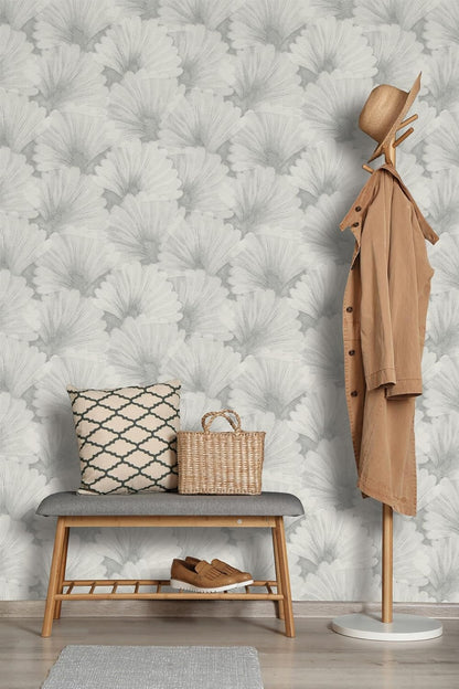 Peel and Stick Wallpaper Roll 17.5 x 216 Whispering Tales Design in Vinyl Sticker Paper for Accent Panels, Bedroom, Kitchen, Office or Shelf Liner