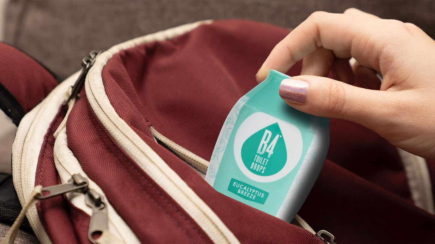 B4 Toilet Drops Toilet and Bathroom Deodorizer Drops, 3 Count, 2 Ounce Bottles (Variety Pack)