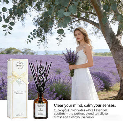 Luxury Hotel Scent Reed Diffuser 100ml (3.38oz) | No.1898 Hotel Collection Diffuser Oil Inspired by Ritz Carlton | Home, Bathroom & Office Decor | Long-Lasting Room Freshener Gift Set