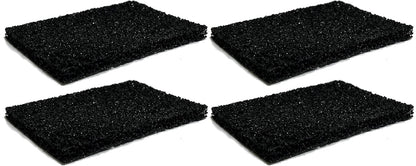 Nispira Activated Charcoal Odor Filter Refills Deodorizers Compatible with Simplehuman Filter Case Trash Cans, 4 Packs