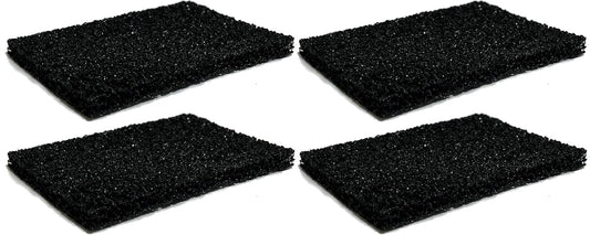 Nispira Activated Charcoal Odor Filter Refills Deodorizers Compatible with Simplehuman Filter Case Trash Cans, 4 Packs