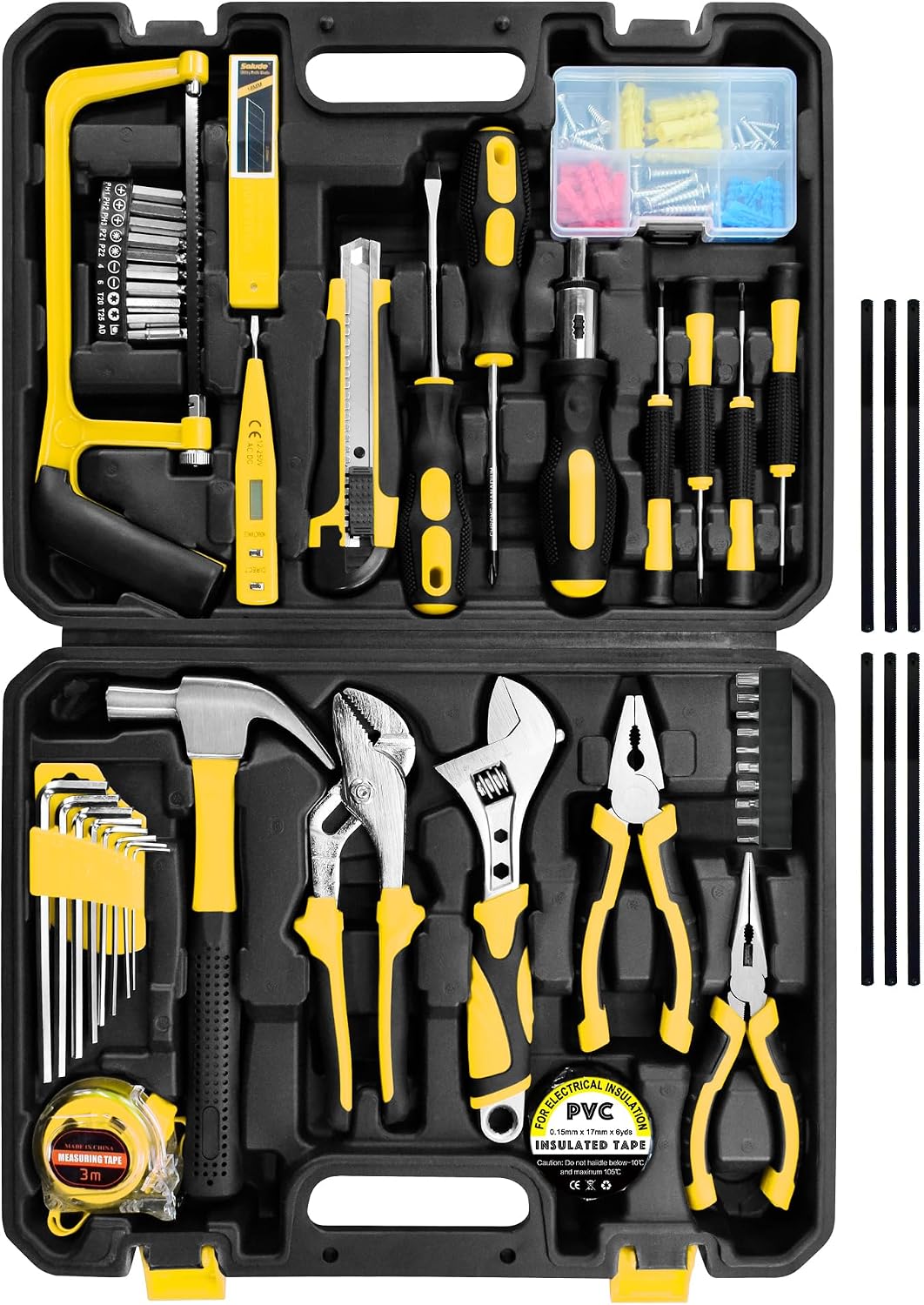 Tool Set, Home Repair Tool Kit for Men Women College Students,Household Basic Hand Tool Sets with Case for Home Maintenance,Dorm Essentials and DIY Projects