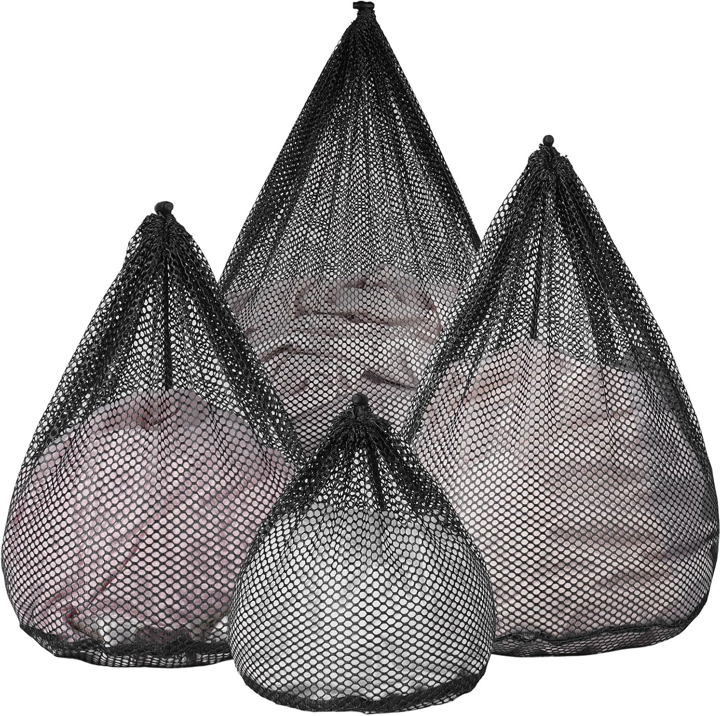 3 Pack XXL Mesh Laundry Bags for Delicates, Extra Large Laundry Wash Bags for Clothes,Bed Linen,Toys with Drawstring Closure Sturdy(3 XXLarge 28 x 26 Inches)
