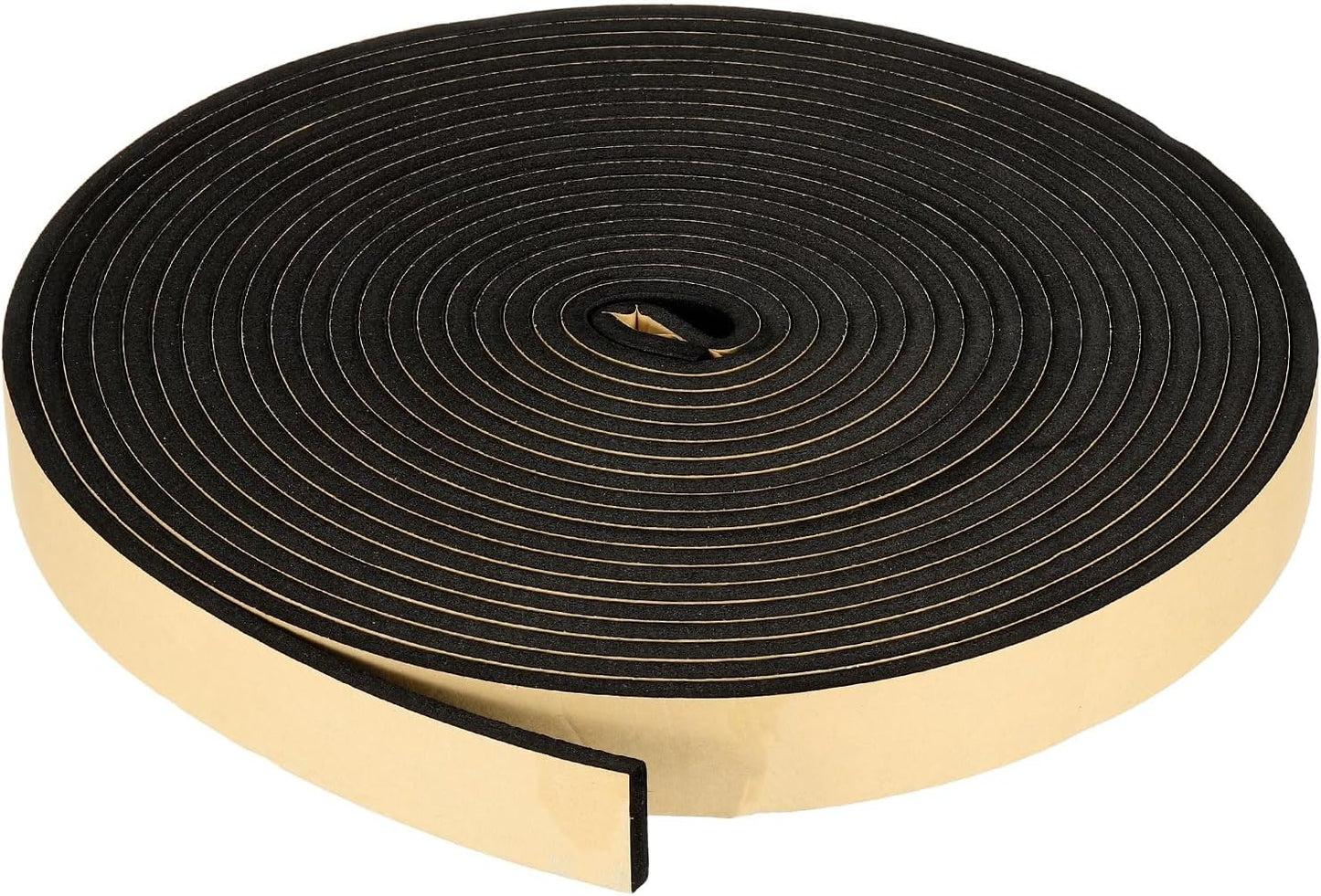 PATIKIL Foam Insulation Tape, 1-1/2" W x 1/8" t x 32.8FT Self Adhesive Weather Stripping Door Seal Strip for Door Window Air Conditioning, Black - Colors B
