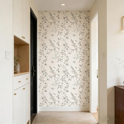 Peel and Stick Wallpaper Removable Self-Adhesive, Renter Friendly Waterproof Vinyl Contact Paper, Boho Self Stick Wall Paper for Bedroom Bathroom Cabinet Furniture Makeover, 17.5" x 118"