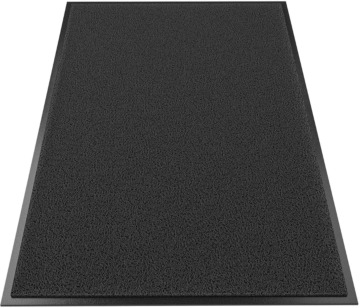 Front Door Mat Indoor Outdoor, 48" x 36" Non Slip Welcome Doormat for Entryway, Heavy Duty Low Profile Entrance Rug for High Traffic Areas, Patio, Outside Entry, Yard, Porch Waterproof