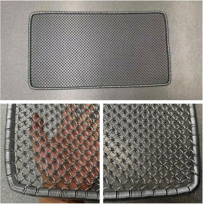 Heavy Duty Outdoor Floor Mat, 31.5" x 16.9" Metal Scraper Door Mats, All Weather Stainless Steel Mud Mat, Waterproof Entrance Doormat for Patio Garden Use