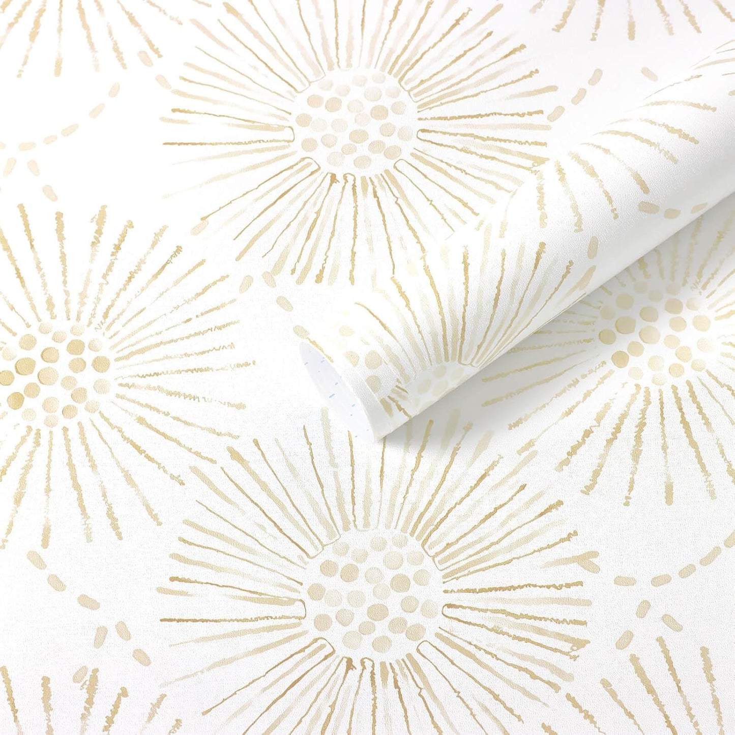 Boho Wallpaper Neutral Peel and Stick Wallpaper 78.7"x17.3" Geometric Wall Paper Beige and White Contact Paper Textured Removable Vinyl Waterproof for Bedroom Farmhouse Kitchen Bathroom