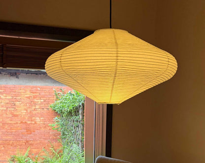 19.69" Pendant Paper Lantern Lamps, (50cm) Rice Hanging Light Shades,Minimalist Ceiling Large White Rice Paper Lamp Shade,Ceiling Chinese Lanterns,Japanese Decor
