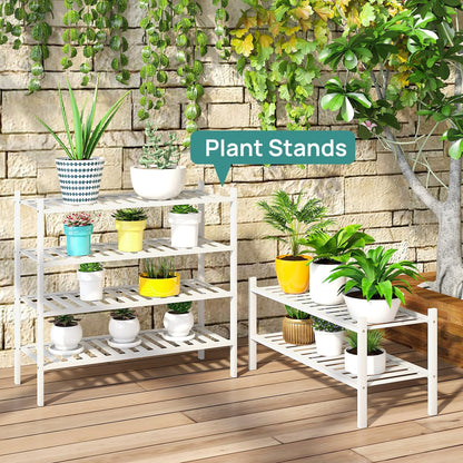 viewcare 3-Tier Black Bamboo Shoe Rack for Entryway, Stackable | Foldable | Natural, Shoe Shelf Storage Organizer for Hallway Closet, Free Standing Shoe Racks for Indoor Outdoor